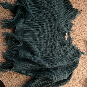 Green mericale sweater size sm